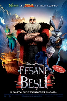 Efsane Beşli – Rise of the Guardians izle